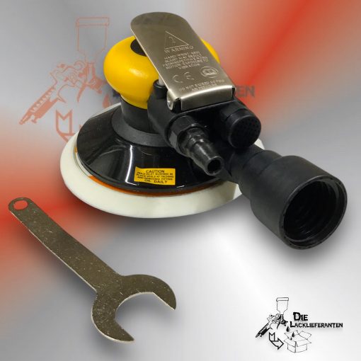 Exzenterschleifer, Pneumatisch Ø150 mm Schleifmaschine/Klett/Schleifpad inkl. Absaugung 2,5mm Hub #SAM00 – Bild 3