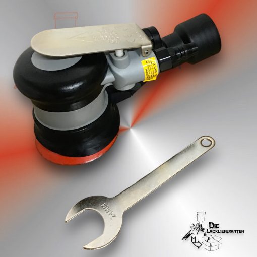 Mini Exzenterschleifer, Pneumatisch Ø75mm Schleifmaschine/Klett/Schleifpad